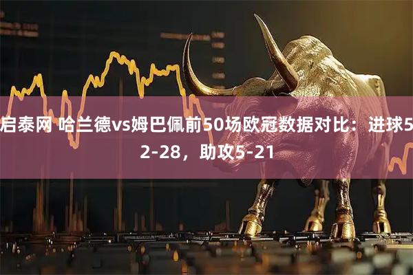 启泰网 哈兰德vs姆巴佩前50场欧冠数据对比：进球52-28，助攻5-21